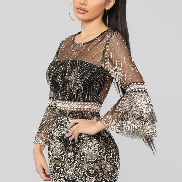 Fashion Nova Razzle and Dazzle Mini Dress - Picture 4 of 4